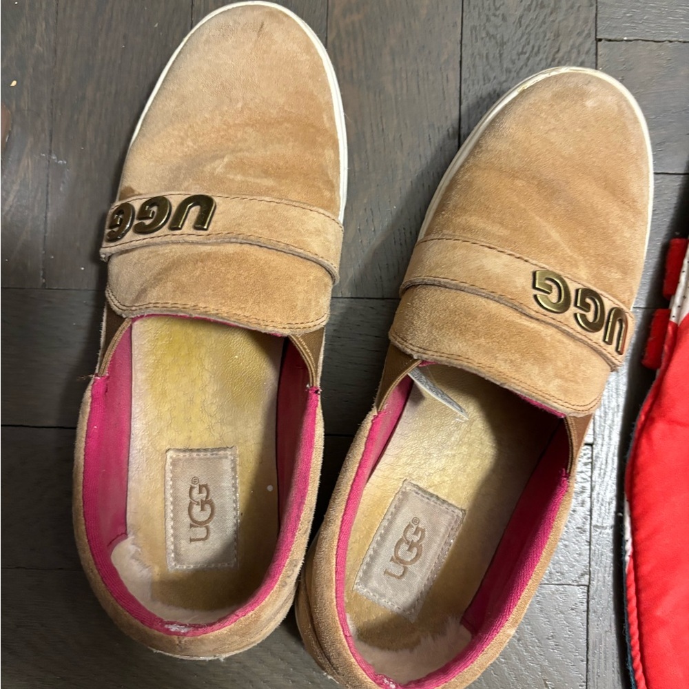 UGG Men's Brown Slip-On Loafers
